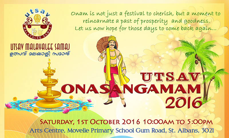 Utsav Onasangamam 2016 Flyer